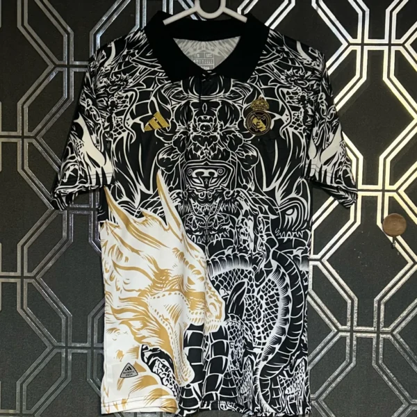 Madrid Black/Gold Dragon | Special Jersey