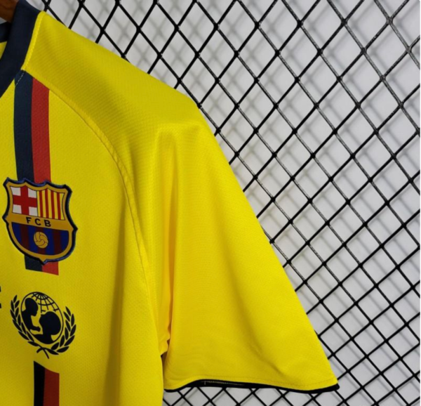 Barcelona 2008-09 Third Yellow | Retro Jersey