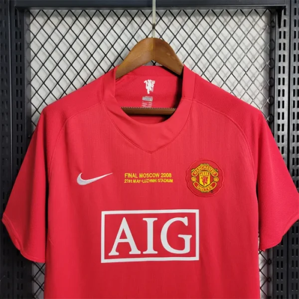 Manchester United 2007-08 Home | Retro Jersey