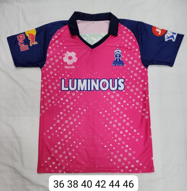 RR IPL Jersey Latest | Fan Edition